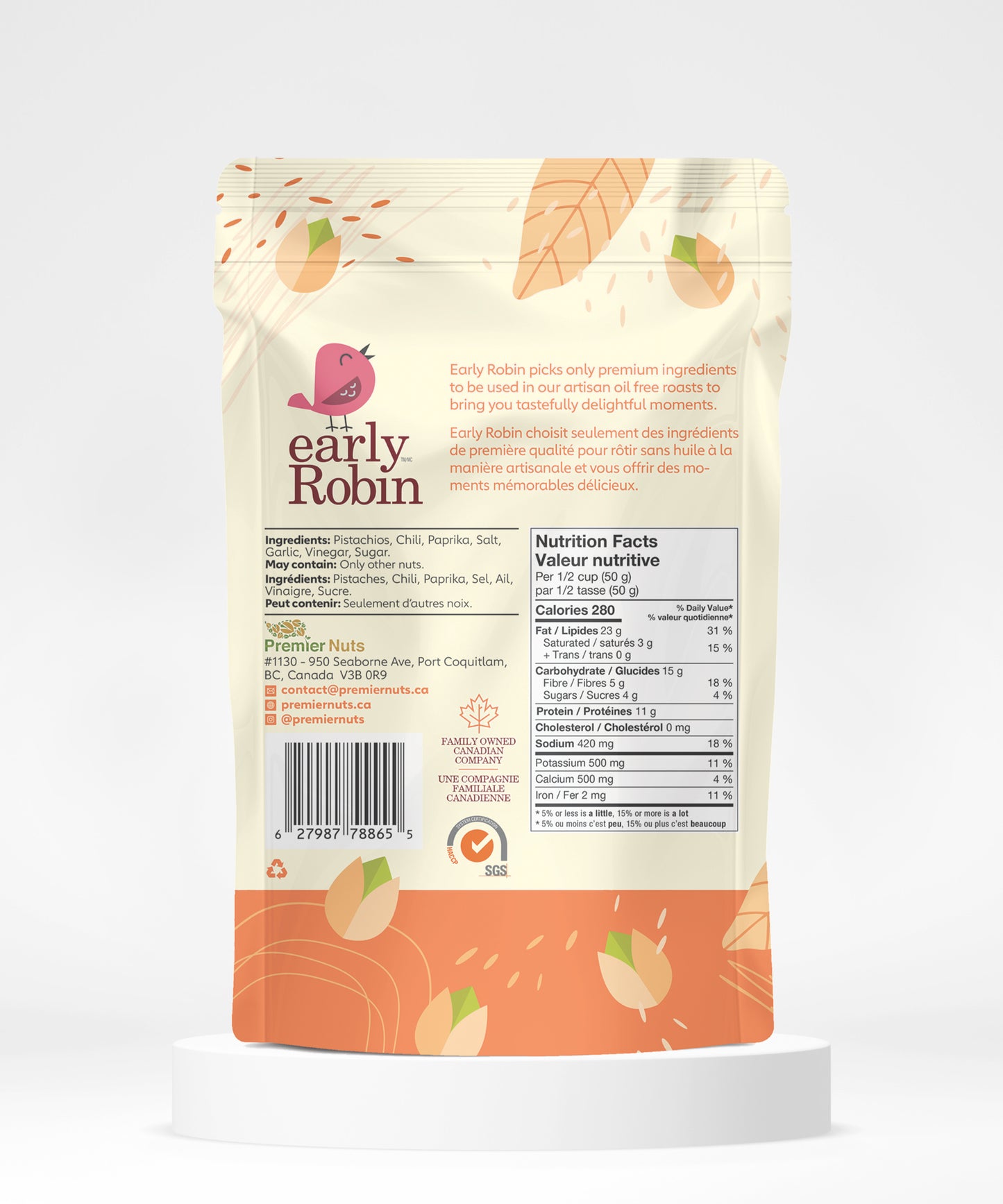 Sweet & Chili Pistachios / 250g