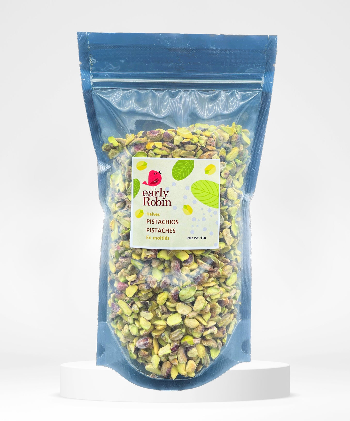 Halves Shelled Pistachios / 1LB