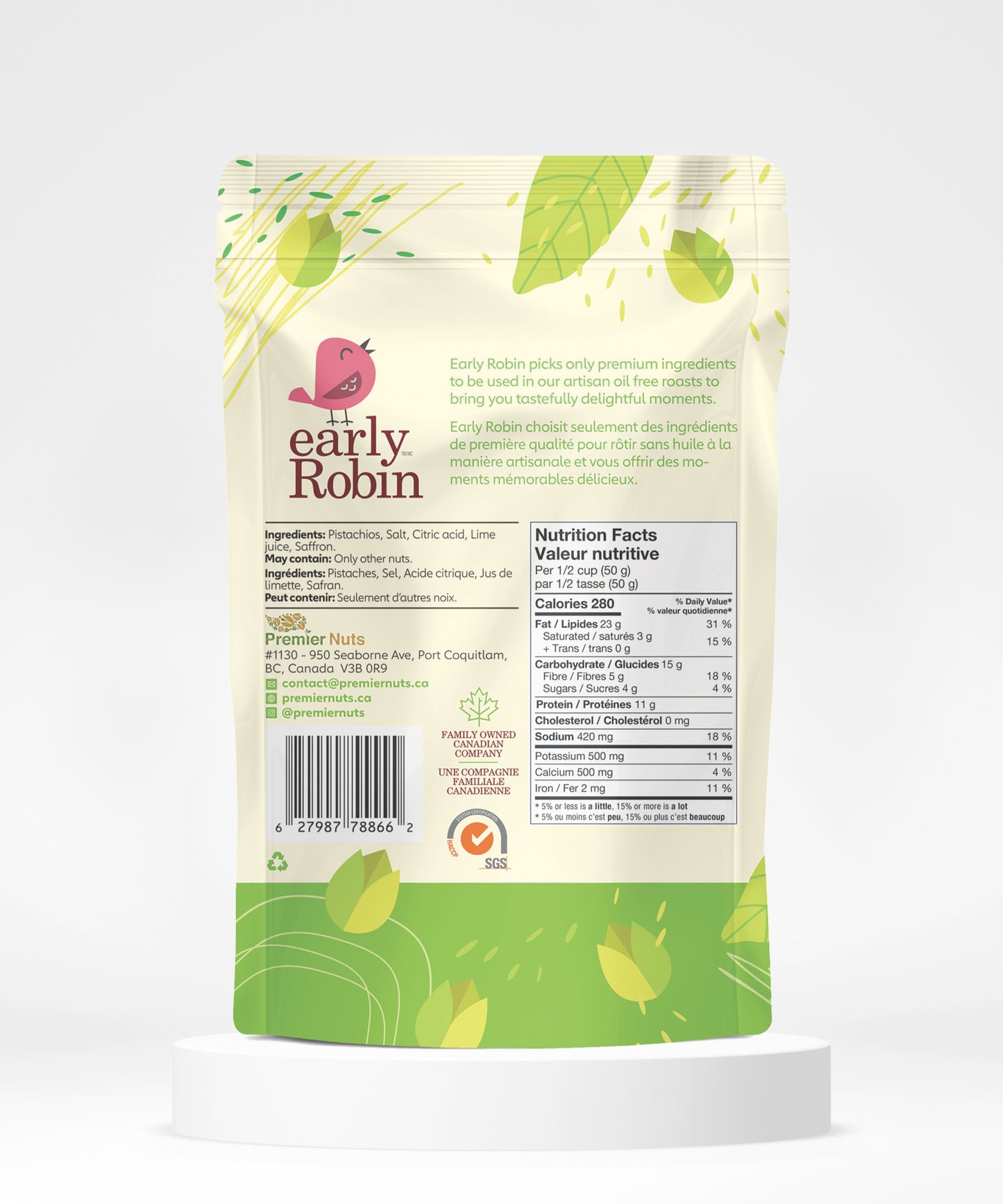 Lime & Saffron Pistachios / 250g