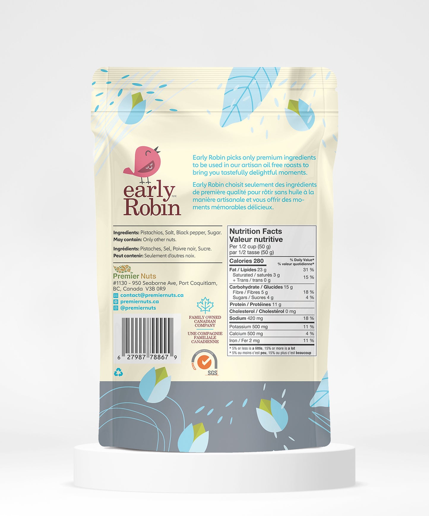 Salt & Pepper Pistachios / 250g