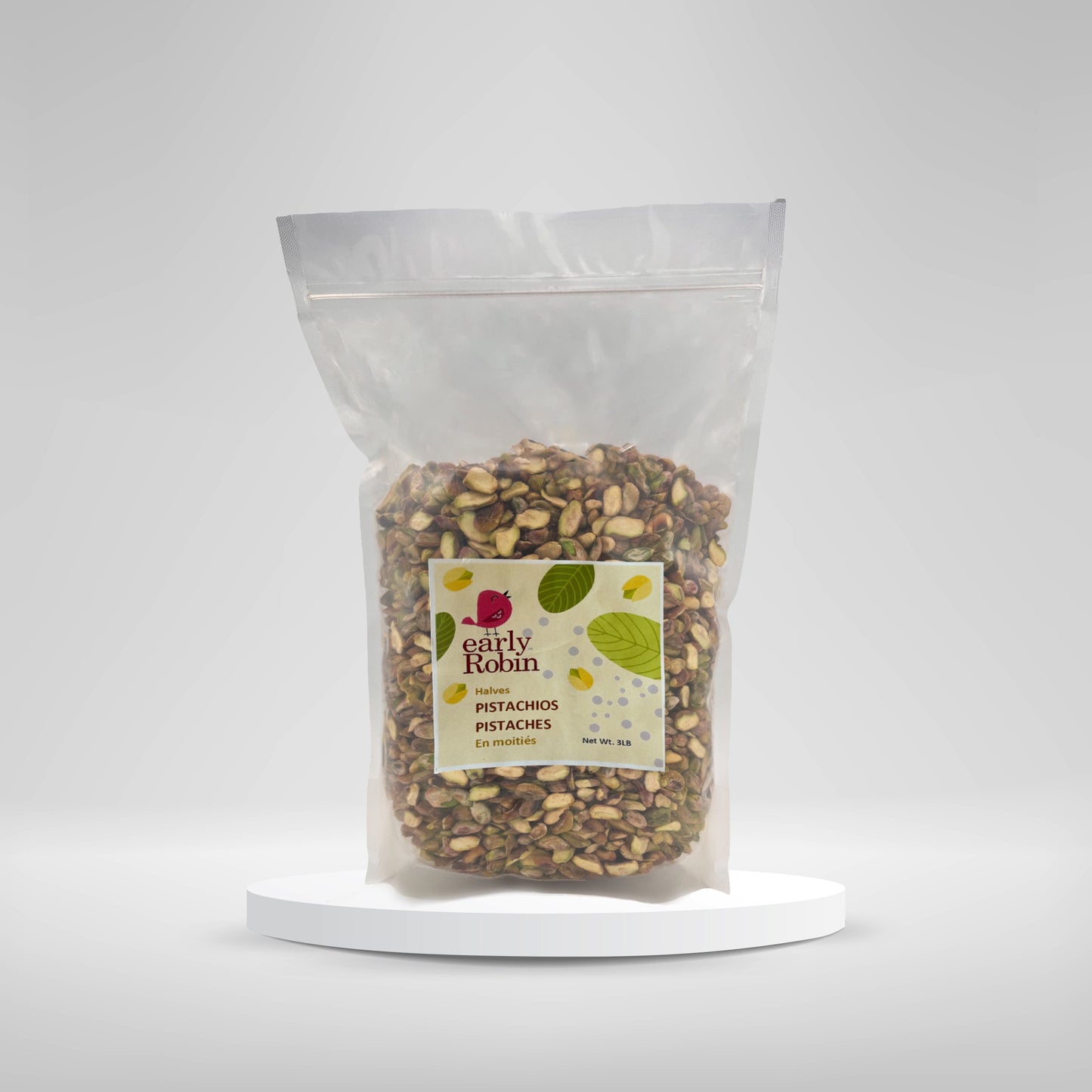 Halves Shelled Pistachios / 3LB