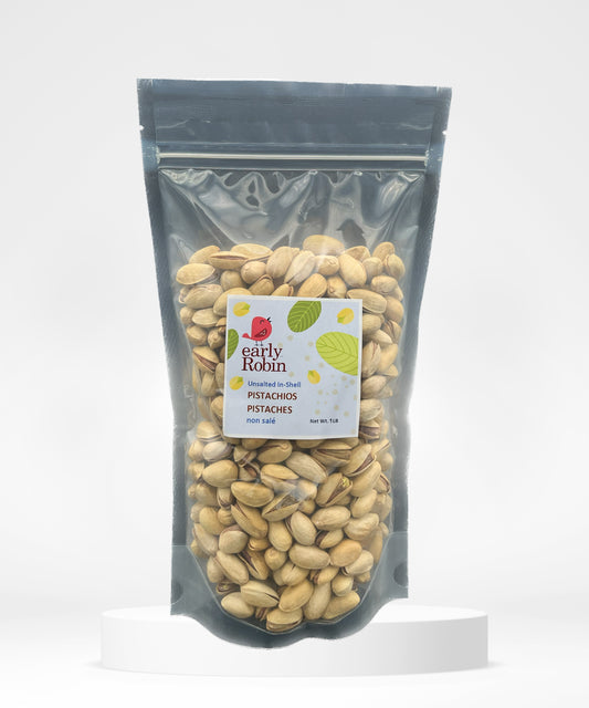 Unsalted In-Shell Pistachios / 1LB