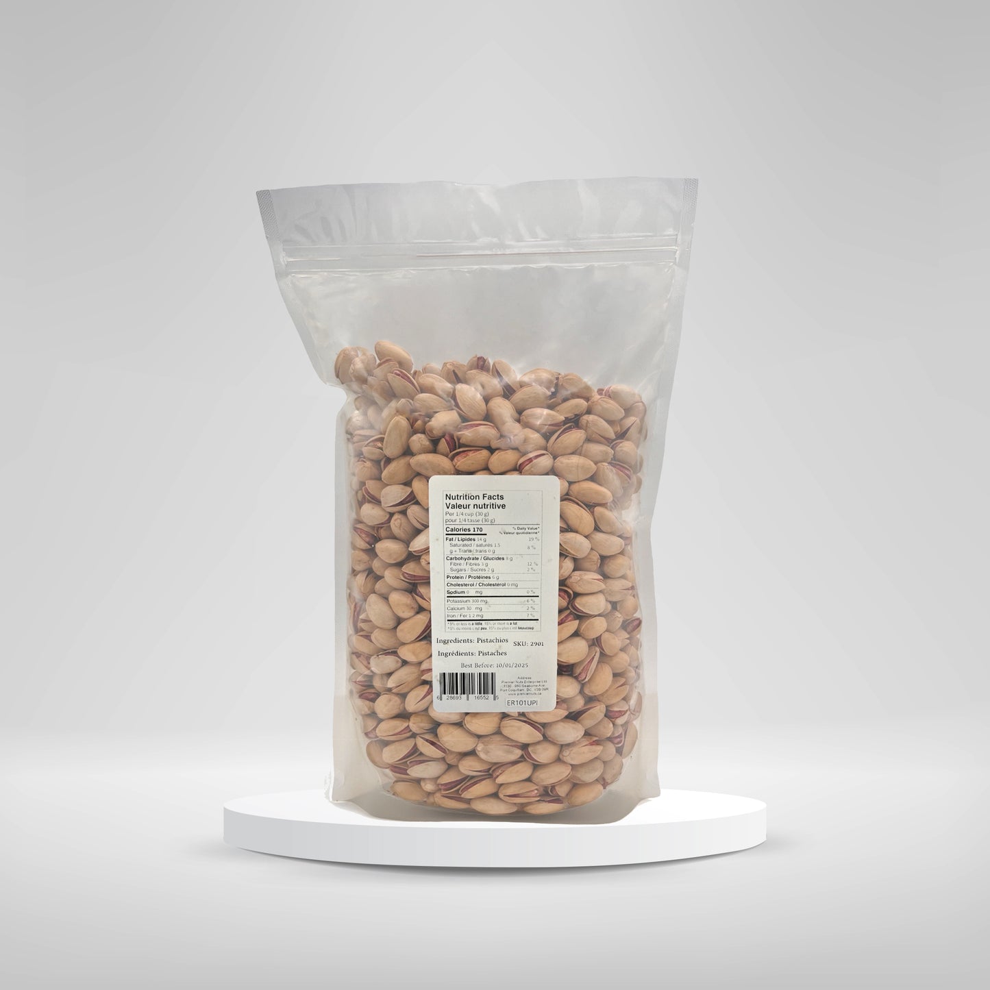 Unsalted In-shell Pistachios / 3LB